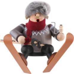 Räuchermännchen Schanzenhocker - 17 cm