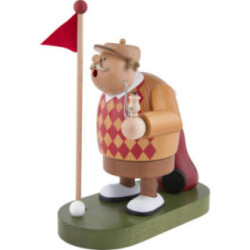 Räuchermännchen Golfer - 19 cm
