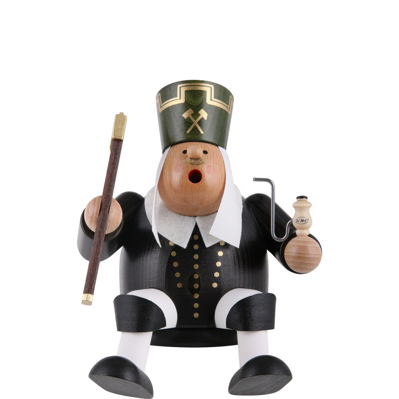 Räuchermännchen Bergmann - Kantenhocker - 18 cm