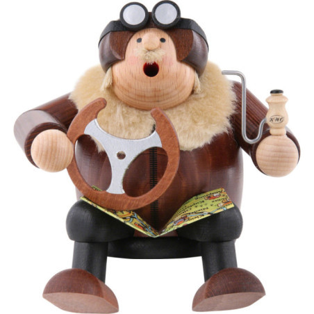 Räuchermännchen Pilot - Kantenhocker - 15 cm