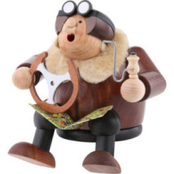 Räuchermännchen Pilot - Kantenhocker - 15 cm