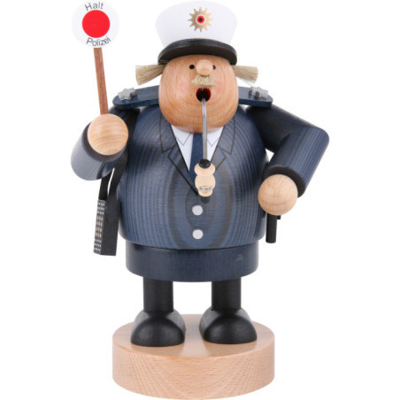 Räuchermännchen Polizist - 20 cm