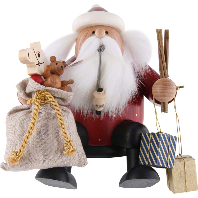 Smoker - Santa Claus - Shelf Sitter - 16 cm / 6 inch