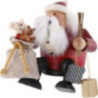 Räuchermännchen Weihnachtsmann - Kantenhocker - 16 cm