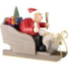 Smoker - Santa Claus with Sleigh - 20 cm / 8 inch