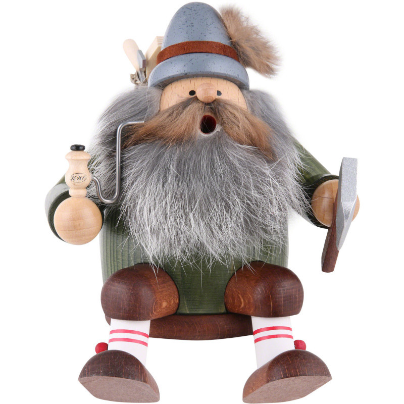 Smoker - Woodchopper - Shelf Sitter - 16 cm / 6 inch