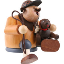 Räuchermännchen Hundefreund - Kantenhocker - 16 cm