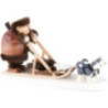 Räuchermännchen Eskimo mit Hundeschlitten - 21 cm