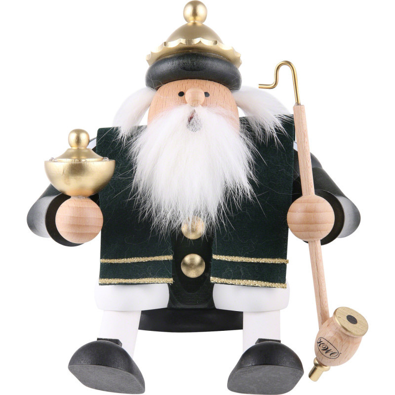 Räuchermännchen König Balthasar - Kantenhocker - 17 cm