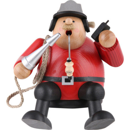 Räuchermännchen Feuerwehrmann - Kantenhocker - 15 cm