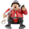 Räuchermännchen Feuerwehrmann - Kantenhocker - 15 cm