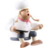 Smoker - Confectioner - Shelf Sitter - 17 cm / 7 inch