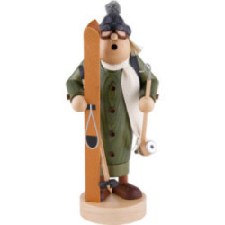 Räuchermännchen Skifahrer - 27 cm