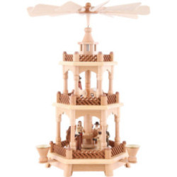 3-stöckige Pyramide Christi Geburt - 42 cm