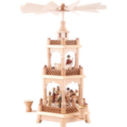 3-stöckige Pyramide Christi Geburt - 42 cm