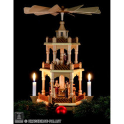 3-stöckige Pyramide Christi Geburt - 42 cm