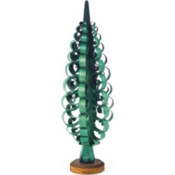 Wood Chip Tree - Green - 16 cm / 6.3 inch