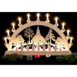 Candle Arch - Church of Seiffen - 65x40cm/26x16 inch