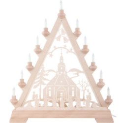 Light Triangle - Church of Seiffen - 56 cm/22 inch