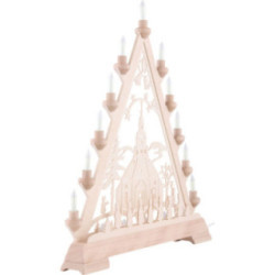 Light Triangle - Church of Seiffen - 56 cm/22 inch