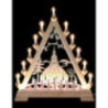 Light Triangle - Church of Seiffen - 56 cm/22 inch