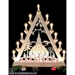 Light Triangle - Church of Seiffen - 56 cm/22 inch
