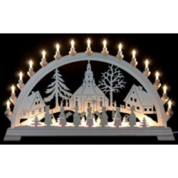 Candle Arch - Church of Seiffen - 84x49 cm/33x19 inch