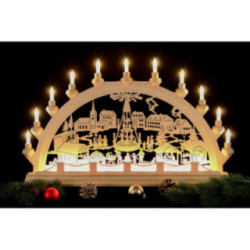 Candle Arch - Christmas Fair - 65x40 cm / 26x16 inch