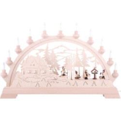 Candle Arch - Bird Feeding - 65x40 cm / 26x16 inch