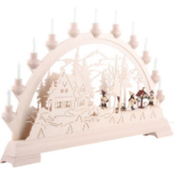 Candle Arch - Bird Feeding - 65x40 cm / 26x16 inch