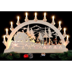 Candle Arch - Bird Feeding - 65x40 cm / 26x16 inch