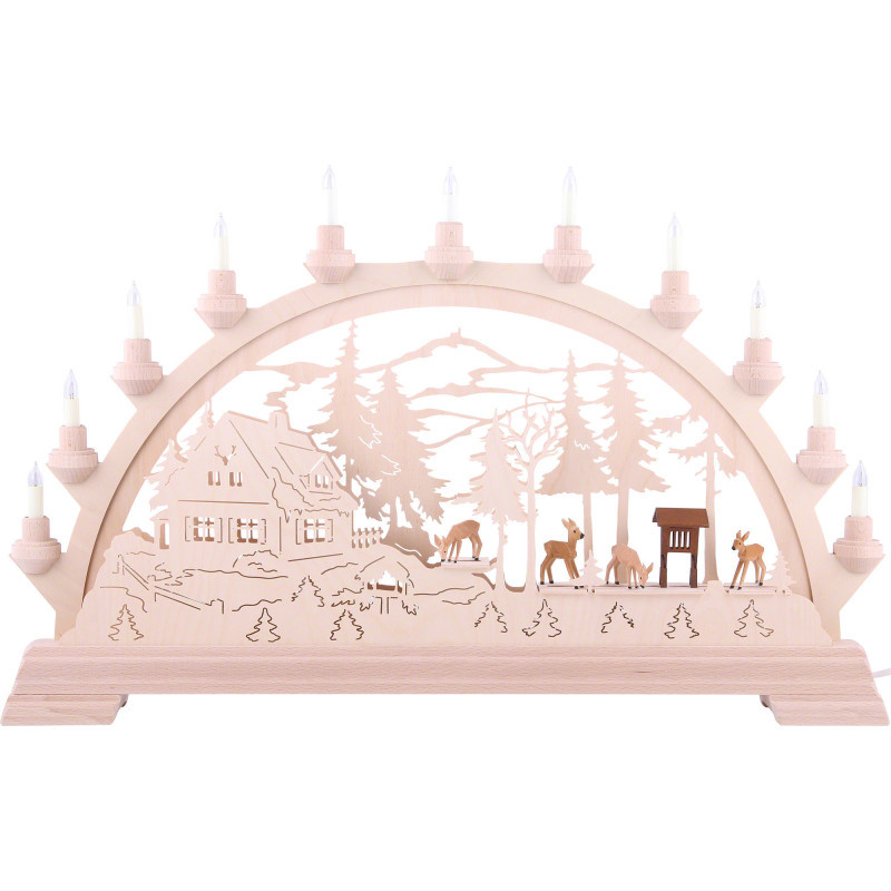 Candle Arch - Deer - 65x40 cm / 26x16 inch