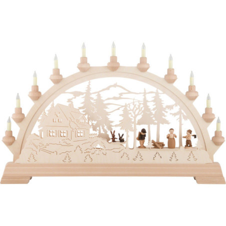 Candle Arch - Forest House - 65x40 cm / 26x16 inch
