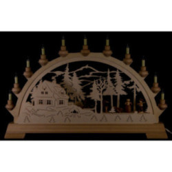 Candle Arch - Forest House - 65x40 cm / 26x16 inch