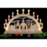 Candle Arch - Seiffen Church with Carolers - 65x40 cm / 26x16 inch