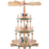 3-Tier Pyramid - Christmas Eve Natural Colors - 48 cm / 19 inch