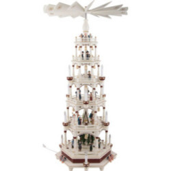 6-Tier Pyramid - Silent Night - 106 cm / 42 inch