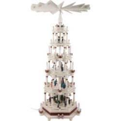 6-stöckige - Pyramide Stille Nacht - 106 cm