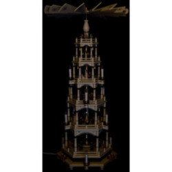 6-stöckige - Pyramide Stille Nacht - 106 cm