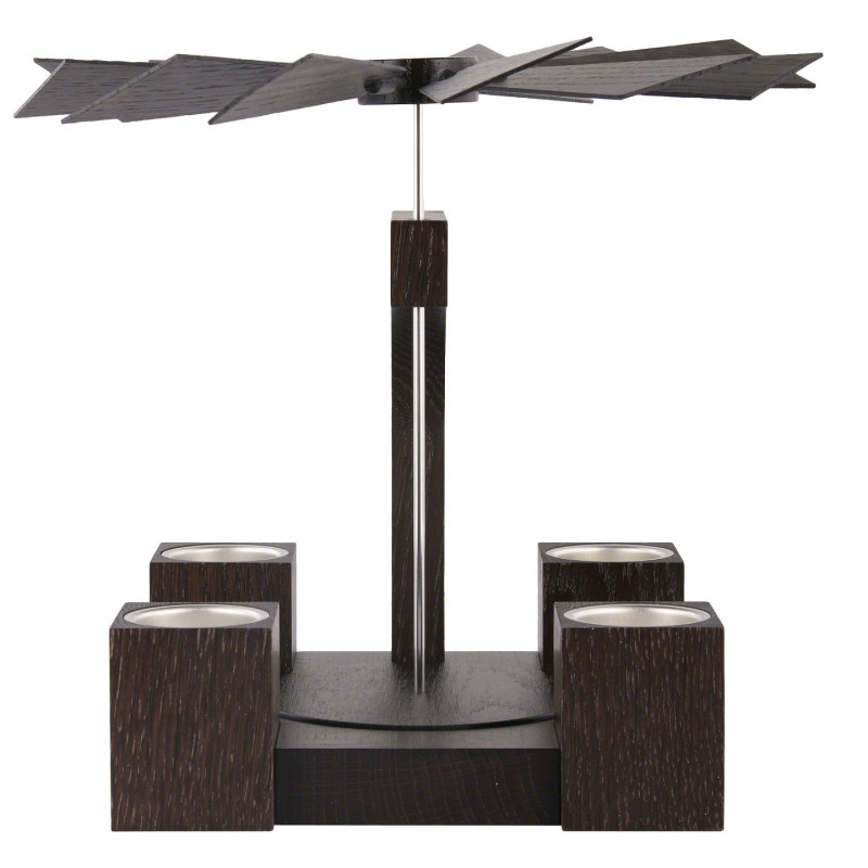 1-Tier Pyramid - Modern Moore Oak Blank - 24 cm / 10 inch