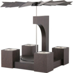 1-Tier Pyramid - Modern Moore Oak Blank - 24 cm / 10 inch