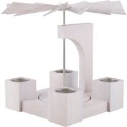 1-Tier Pyramid - Modern Whitel Oak Blank - 24 cm / 10 inch