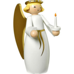 Figurine - Angel with Candle - 10 cm / 3.9 inch
