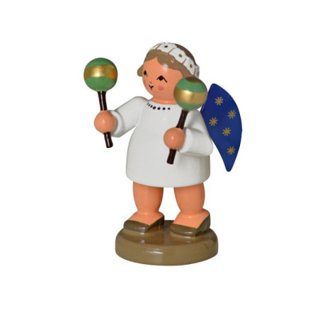 Angel with Maracas - 5 cm / 0,8 inch