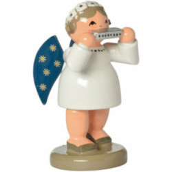 Engel mit Mundharmonika - 5 cm