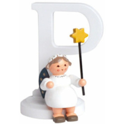 Angel Letter "P" - 7 cm / 2.8 inch