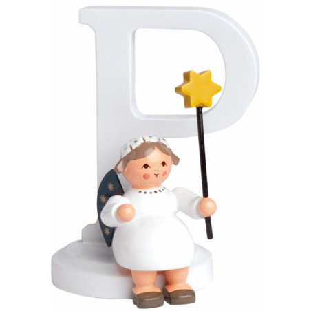Angel Letter "P" - 7 cm / 2.8 inch