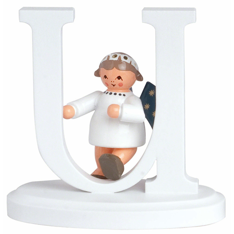 Angel Letter "U" - 7 cm / 2.8 inch