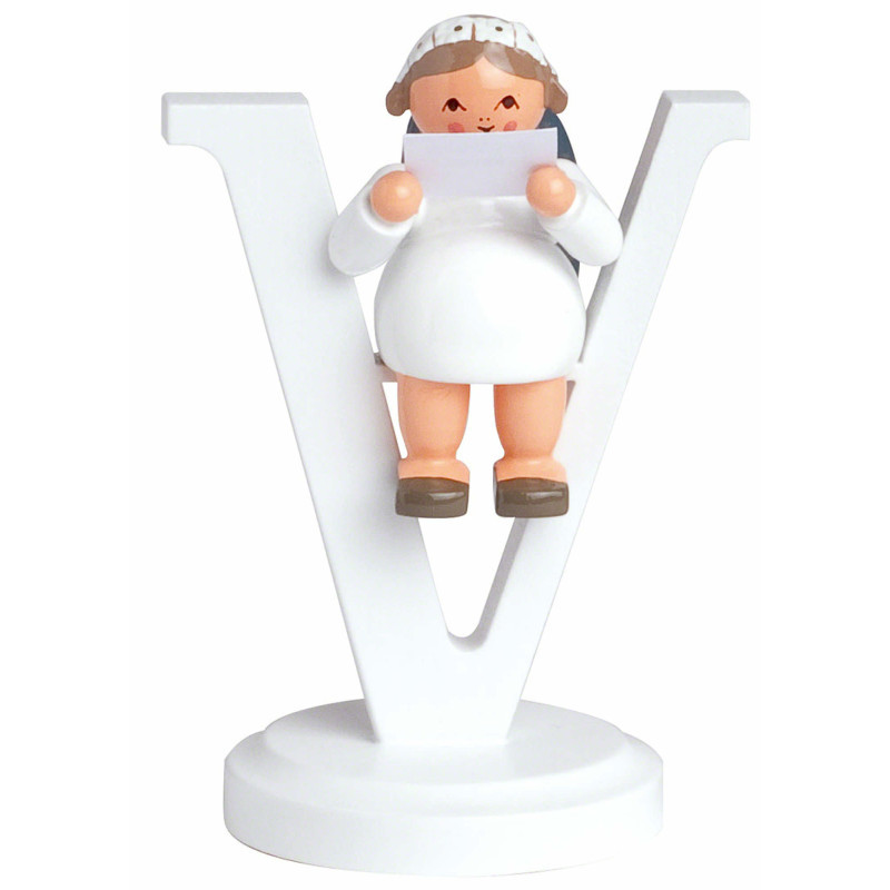 Engelbuchstabe "V" - 7 cm