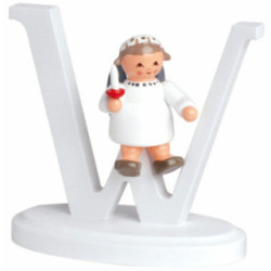 Engelbuchstabe "W" - 7 cm